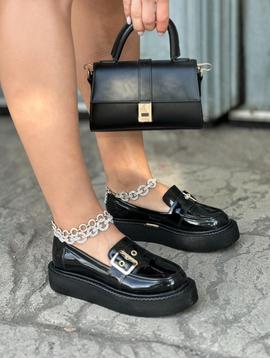 Volan Rugan Loafer Siyah - KADIN AYAKKABI