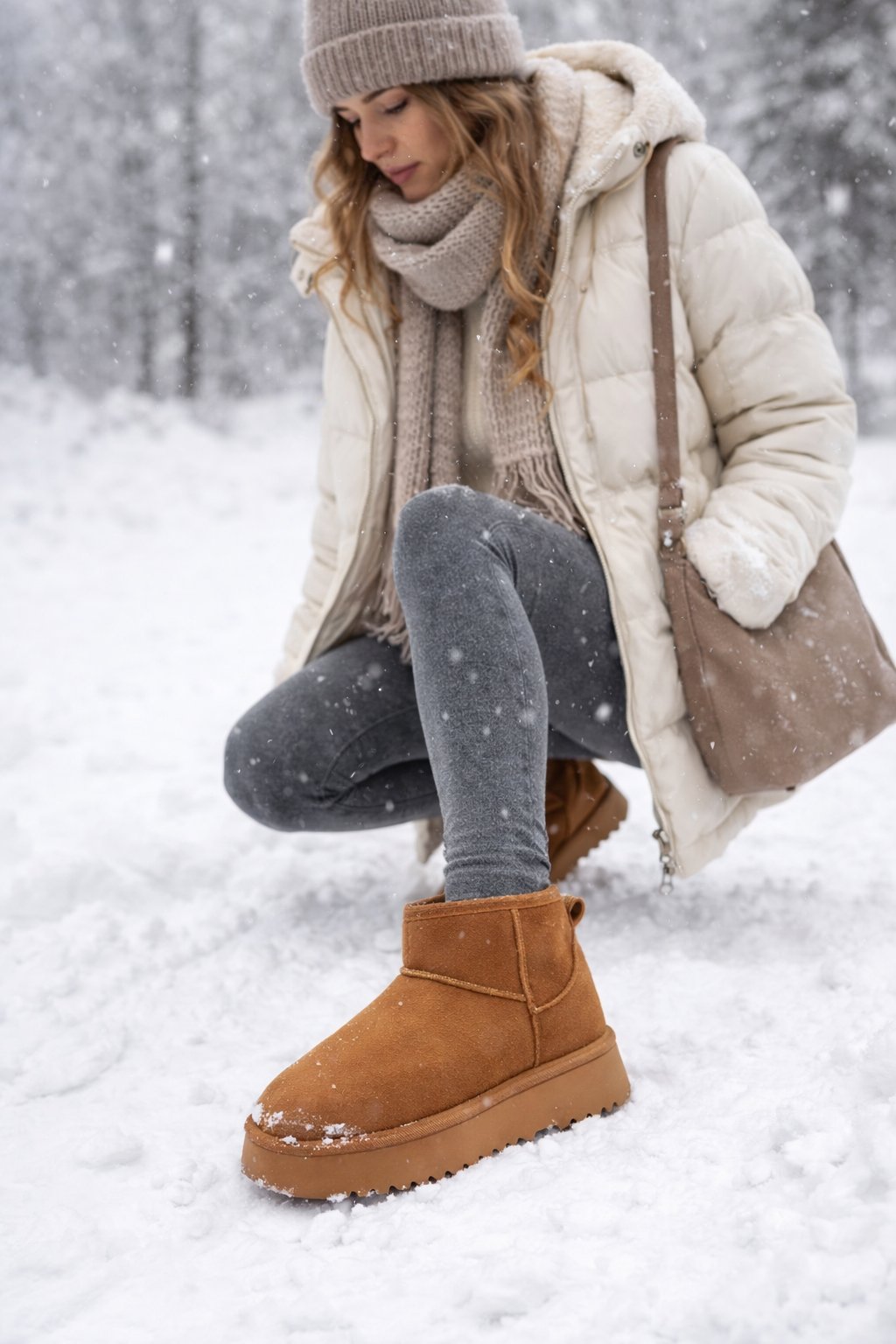 Yora Kadın Bot Kahverengi - Düz Bot