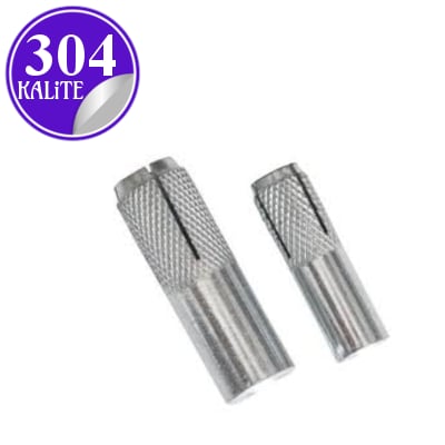 PASLANMAZ ÇELİK 304 KALİTE ÇAKMALI DÜBEL