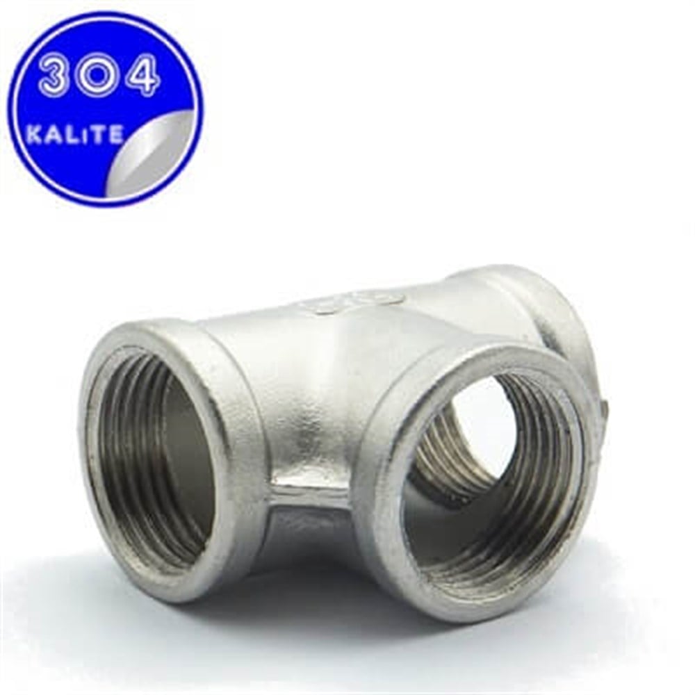 PASLANMAZ ÇELİK 304 KALİTE DİŞLİ TEE