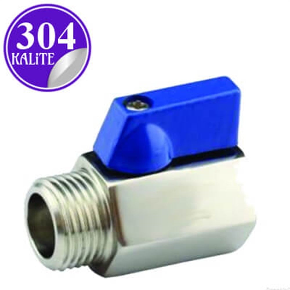 PASLANMAZ ÇELİK 304 KALİTE MİNİ VANA