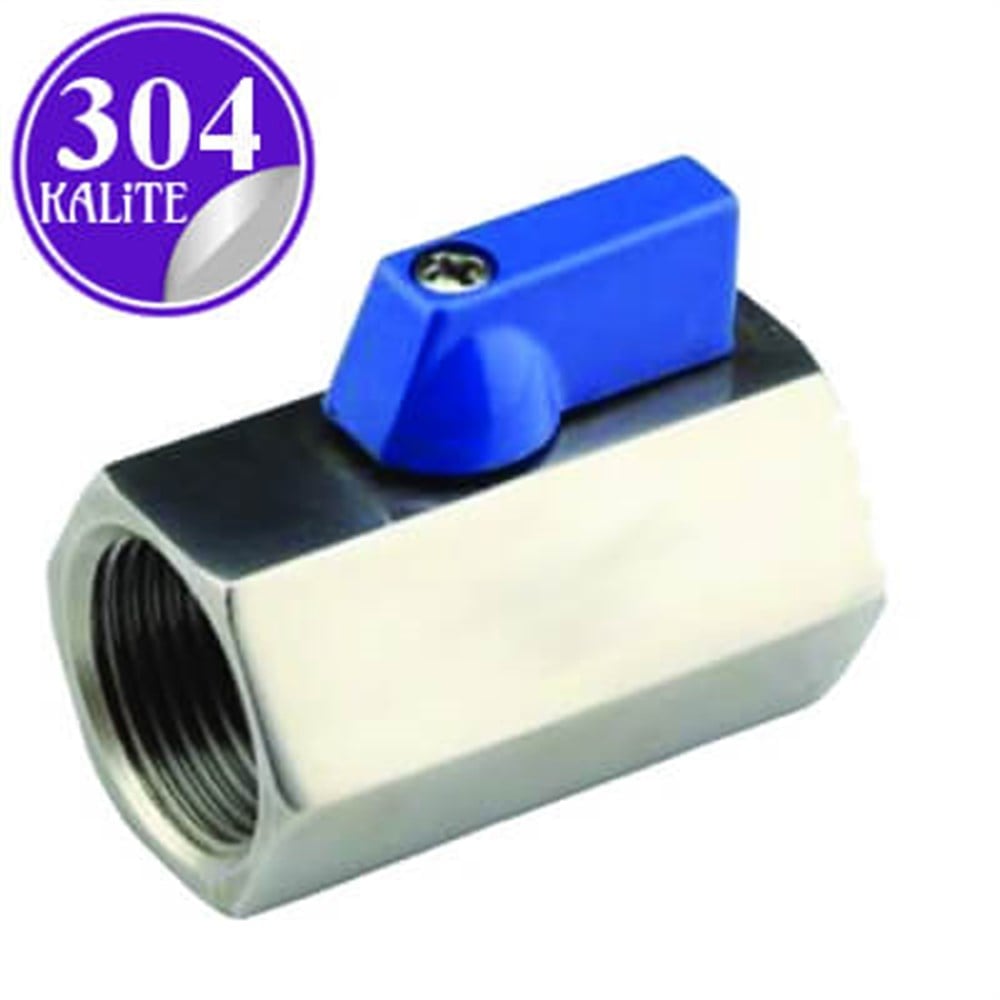 PASLANMAZ ÇELİK 304 KALİTE MİNİ VANA DİŞİ