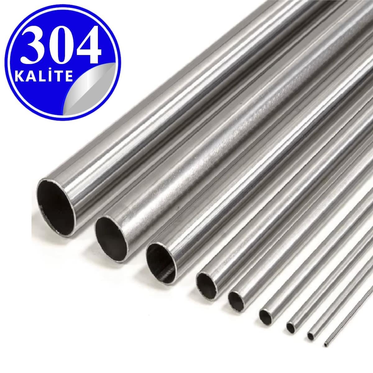 PASLANMAZ ÇELİK 304 KALİTE PARÇA BORU