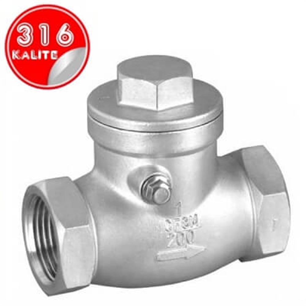 PASLANMAZ ÇELİK 316 KALİTE ÇALPARA ÇEKVALF
