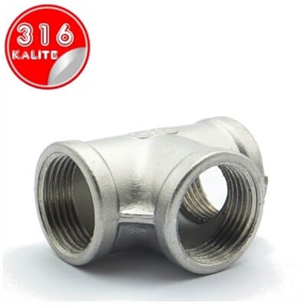 PASLANMAZ ÇELİK 316 KALİTE DİŞLİ TEE