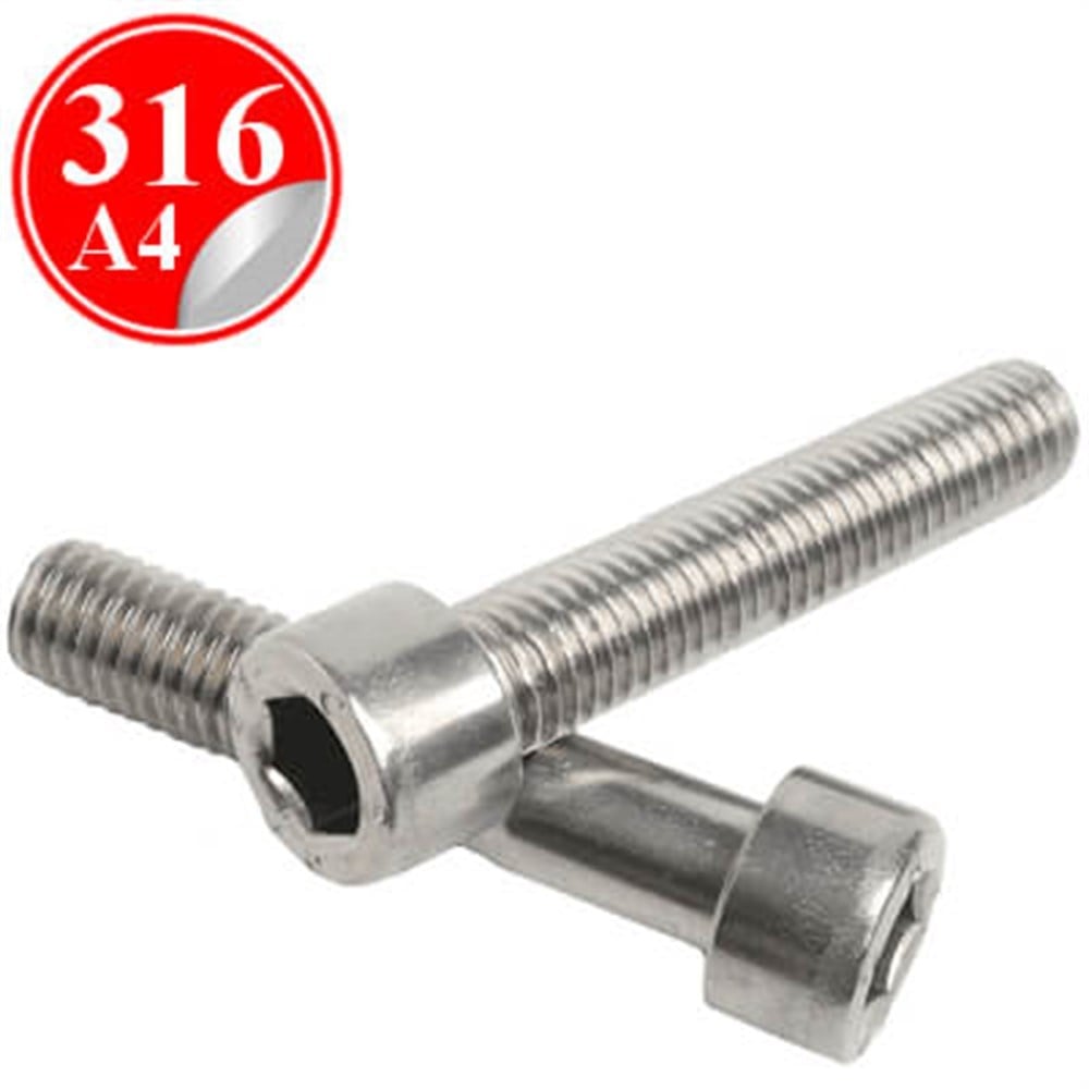 PASLANMAZ ÇELİK 316 KALİTE İMBUS CİVATA