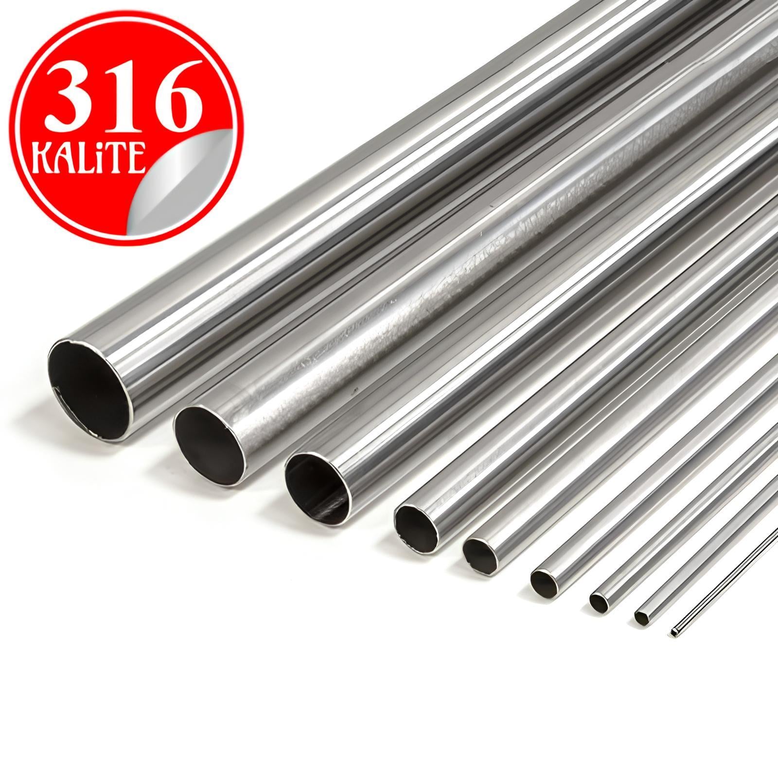 PASLANMAZ ÇELİK 316 KALİTE PARÇA BORU