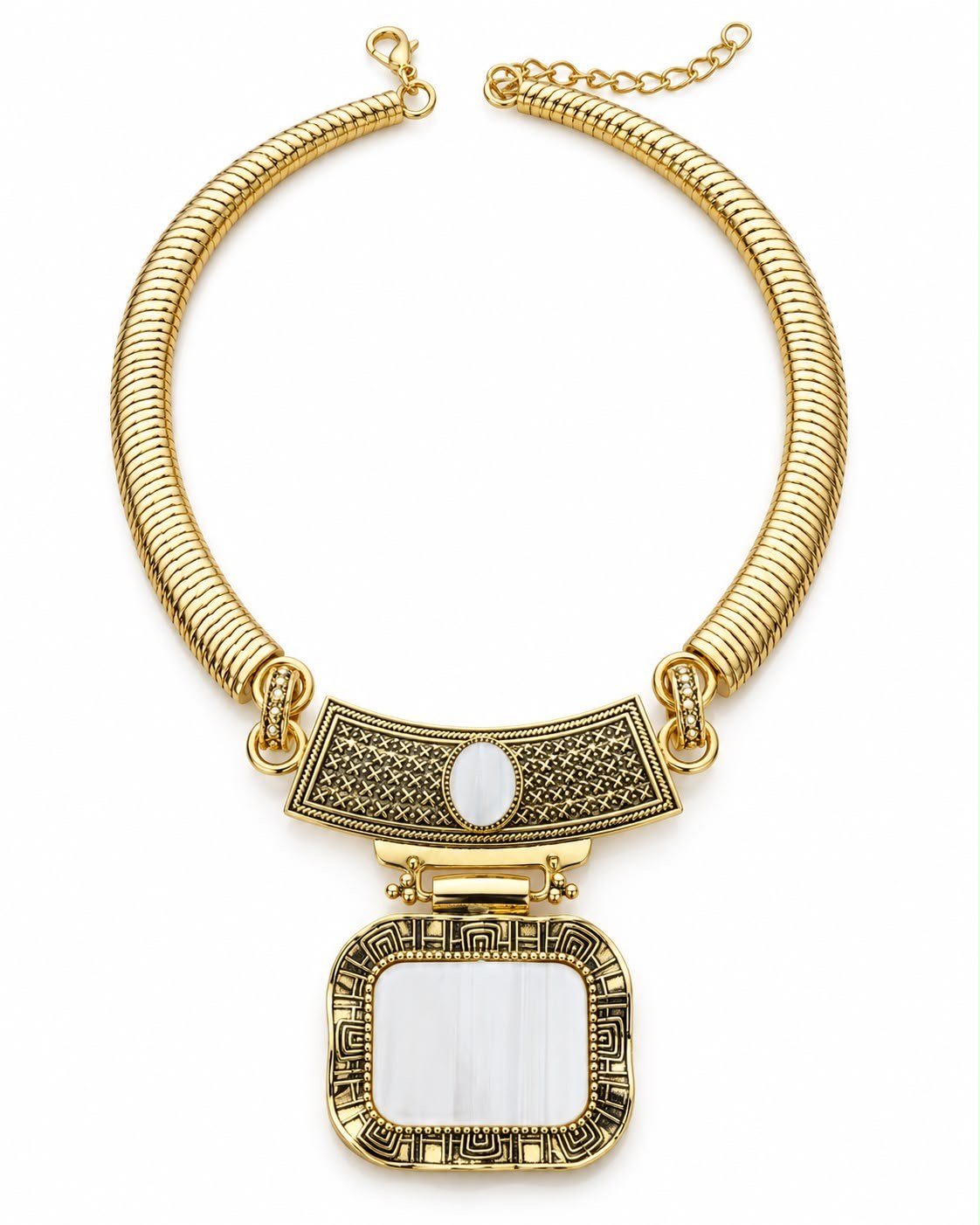 ANTIQUE IVORY KOLYE