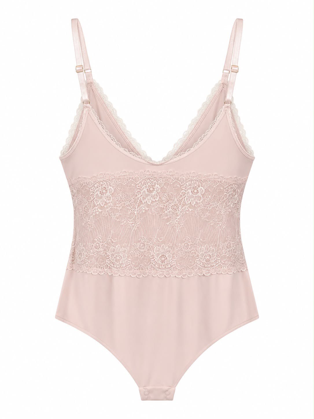 BLUSH LACE BODYSUIT