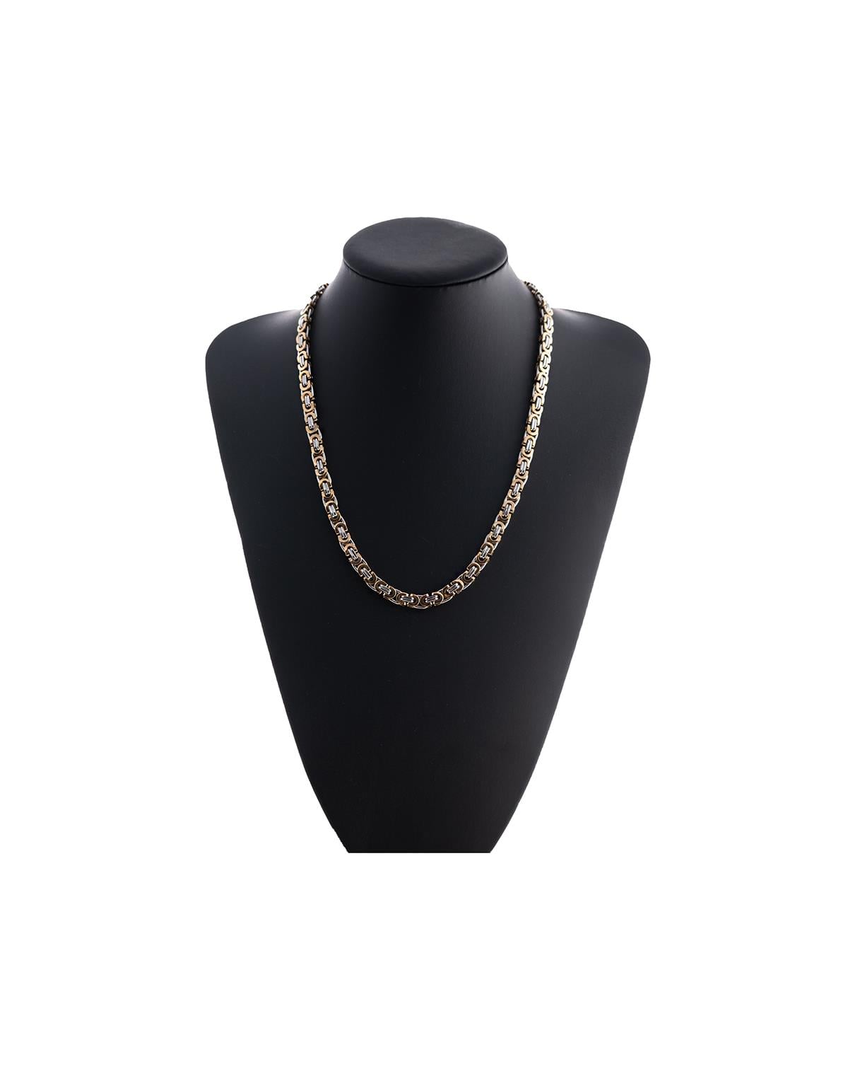 CONFLATE ÇELİK KOLYE