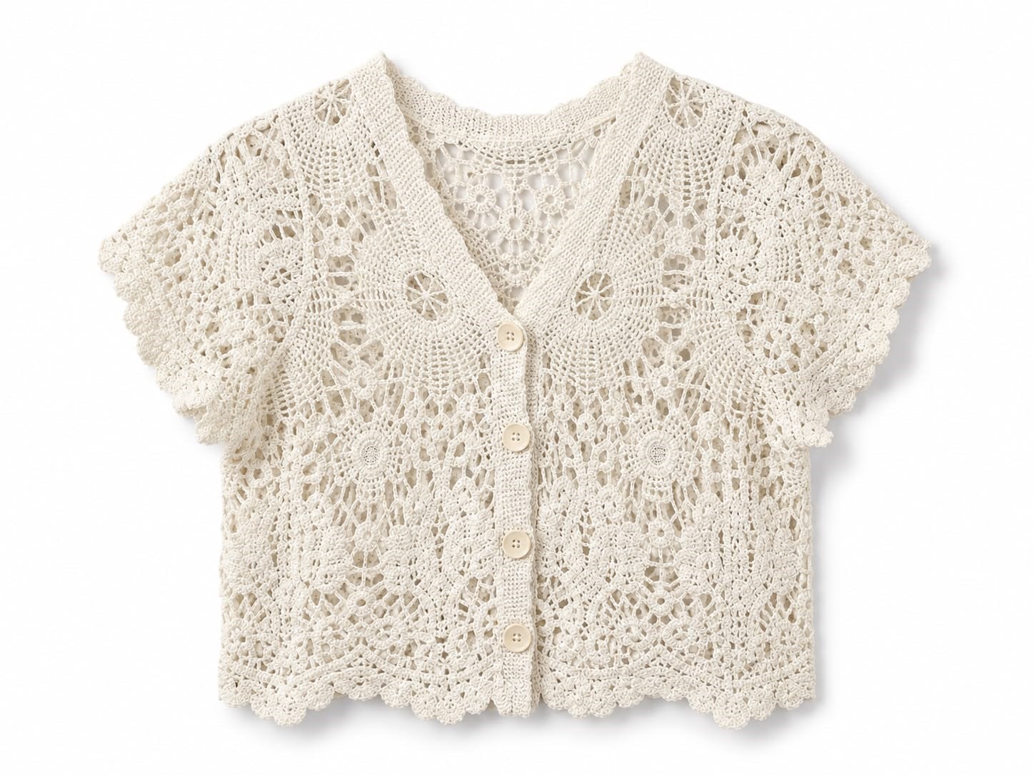 CROCHET BLOOM CROP