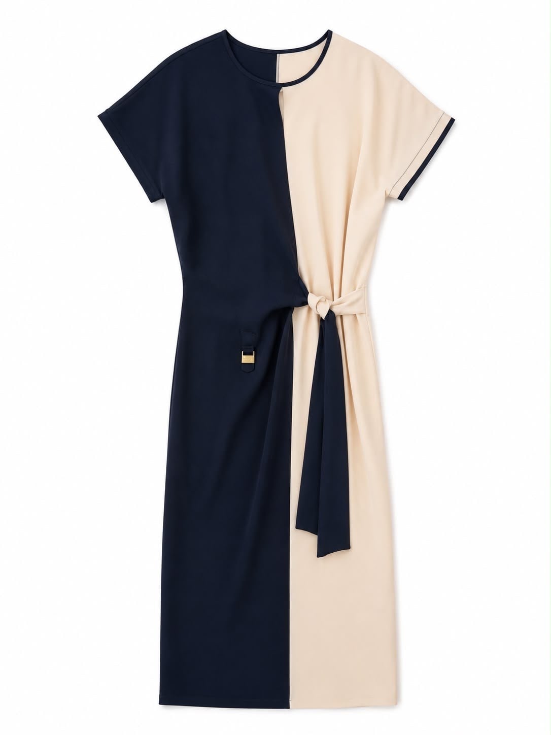 DUAL TONE MIDI DRESS
