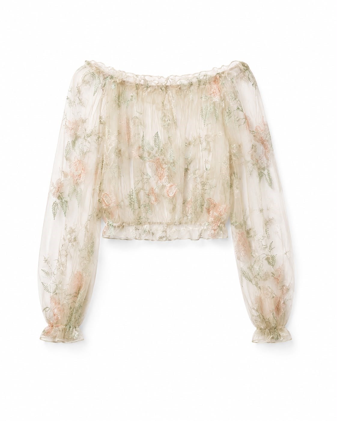 FLEUR CROP BLUZ