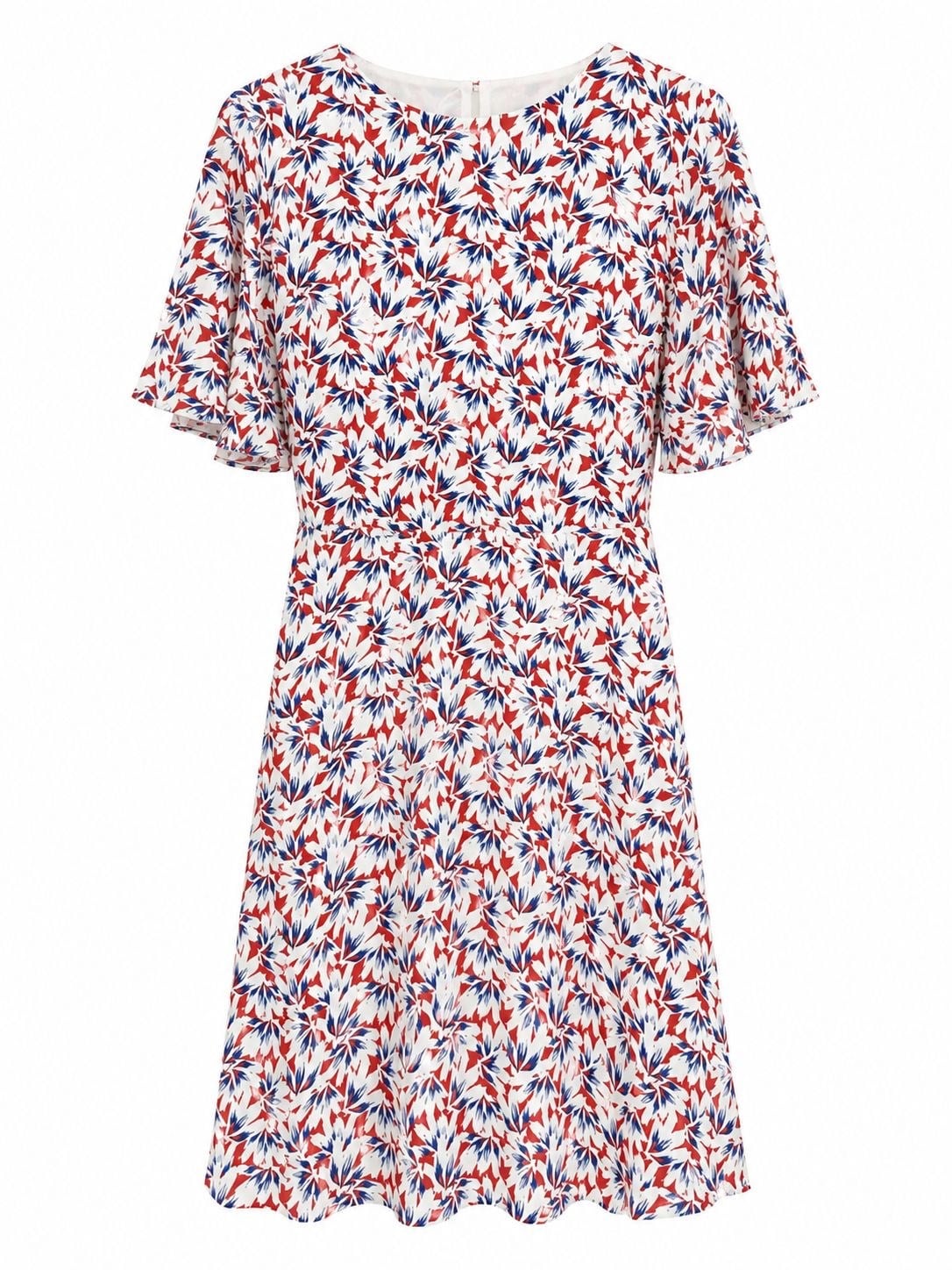 FLORAL CUT-OUT ELBİSE
