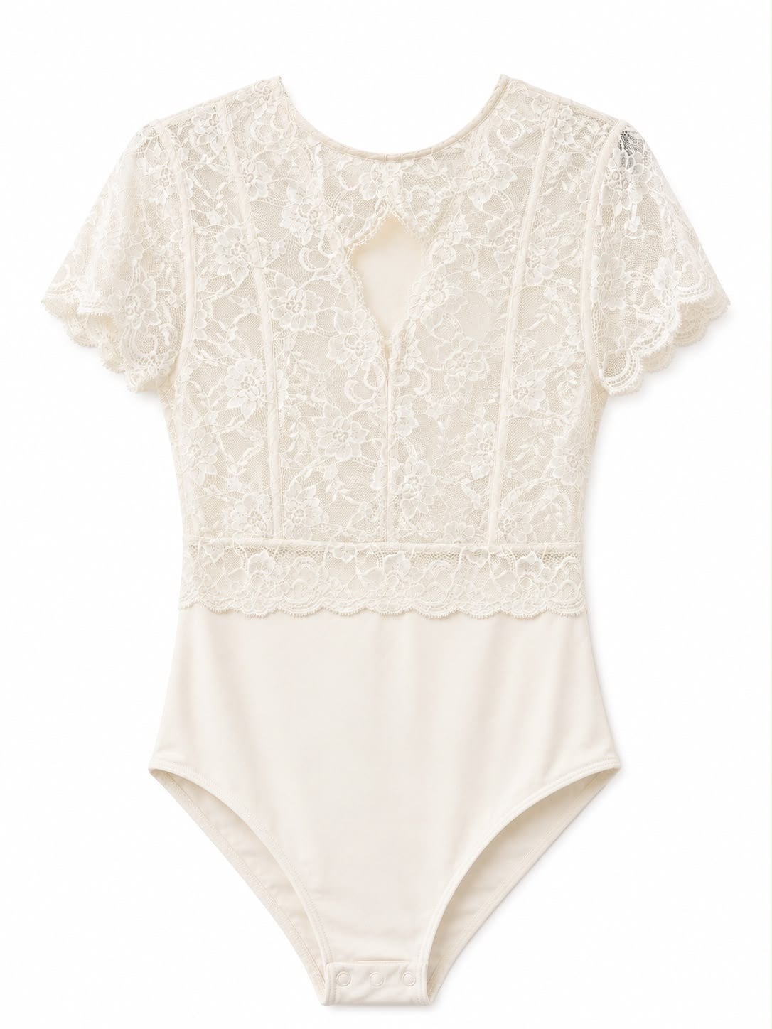 IVORY LACE BODYSUIT