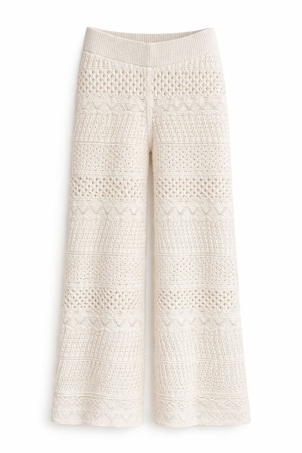 LACE KNIT MIDI SKIRT