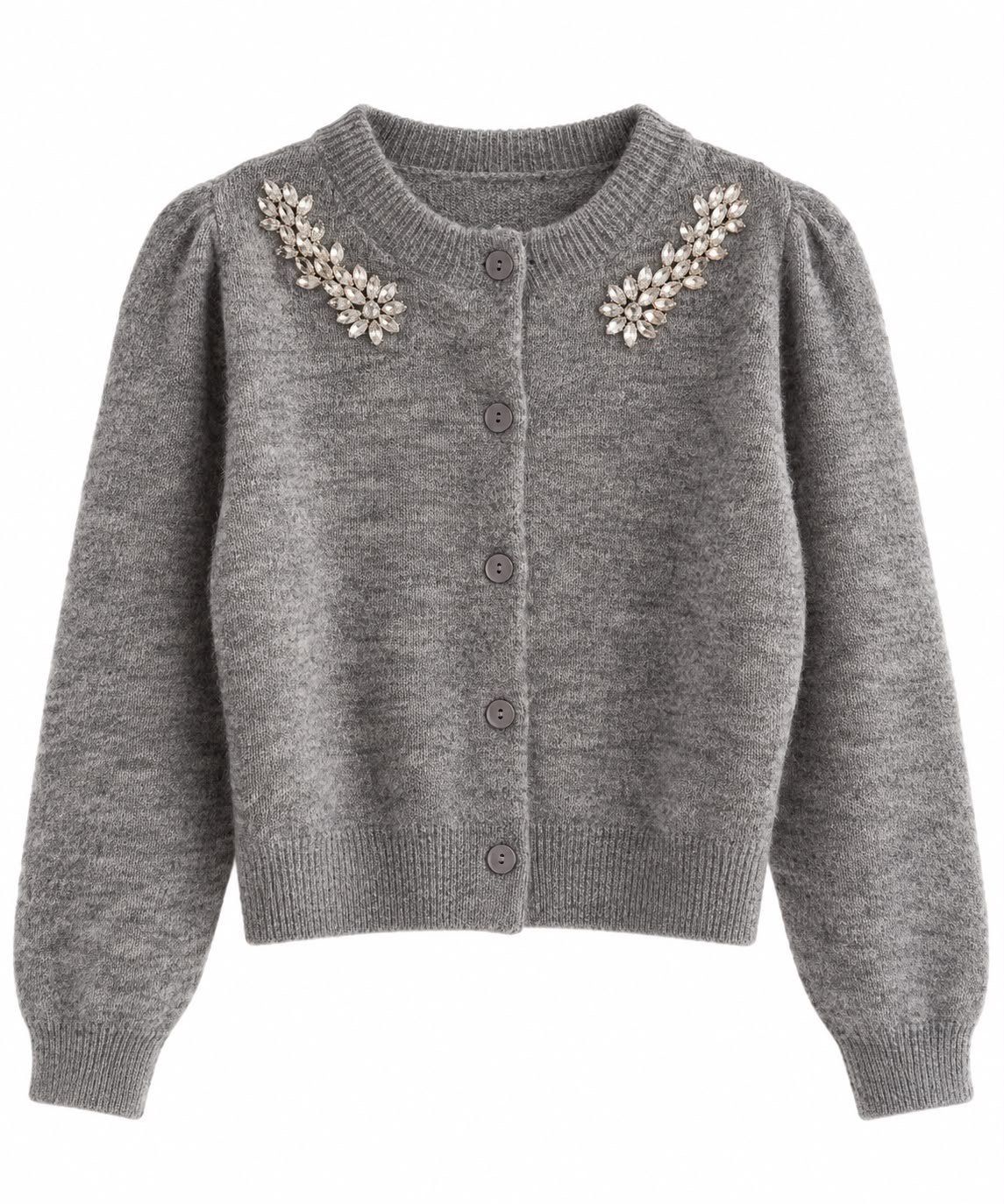 LUMIÈRE CROPPED TAŞ DETAYLI HIRKA