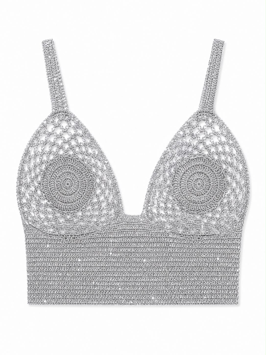 LUNA CROCHET KNIT TOP