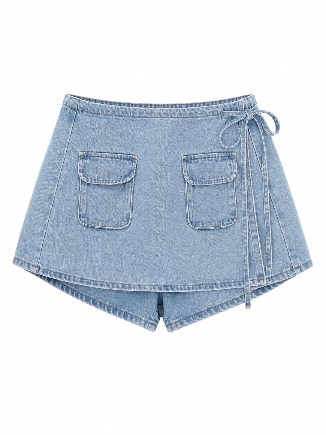 LUNA DENIM ŞORT ETEK
