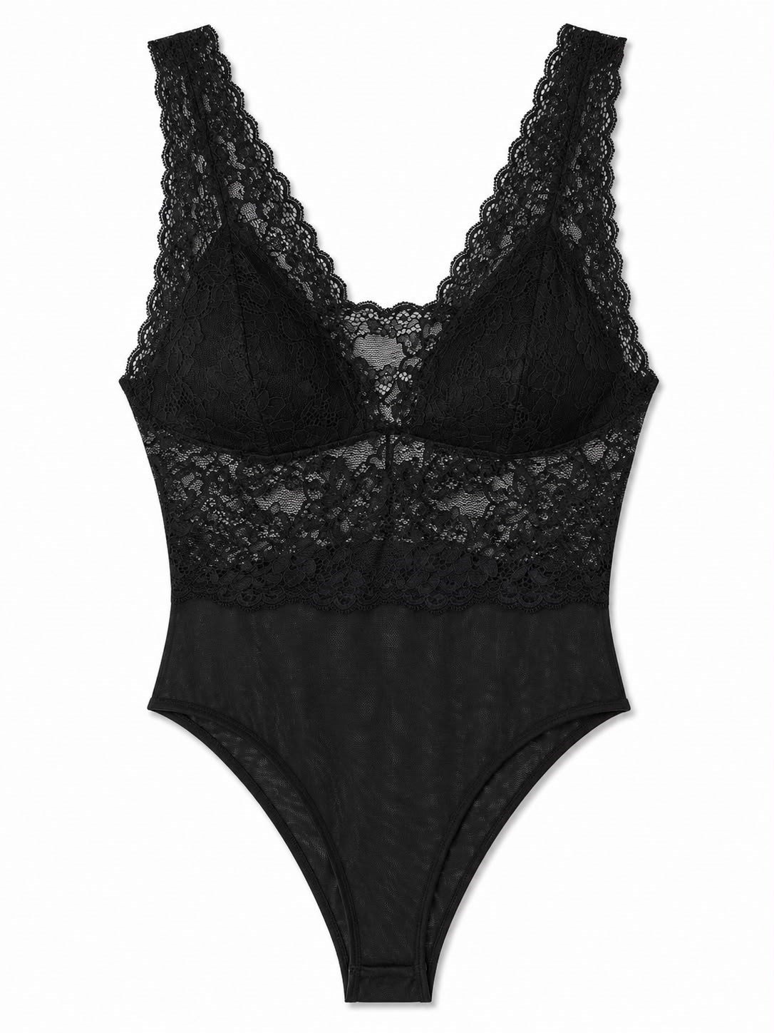 NOIR ROMANCE LACE BODYSUIT