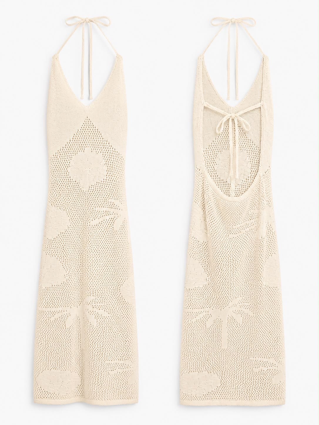 PALM KNIT MAXI ELBİSE