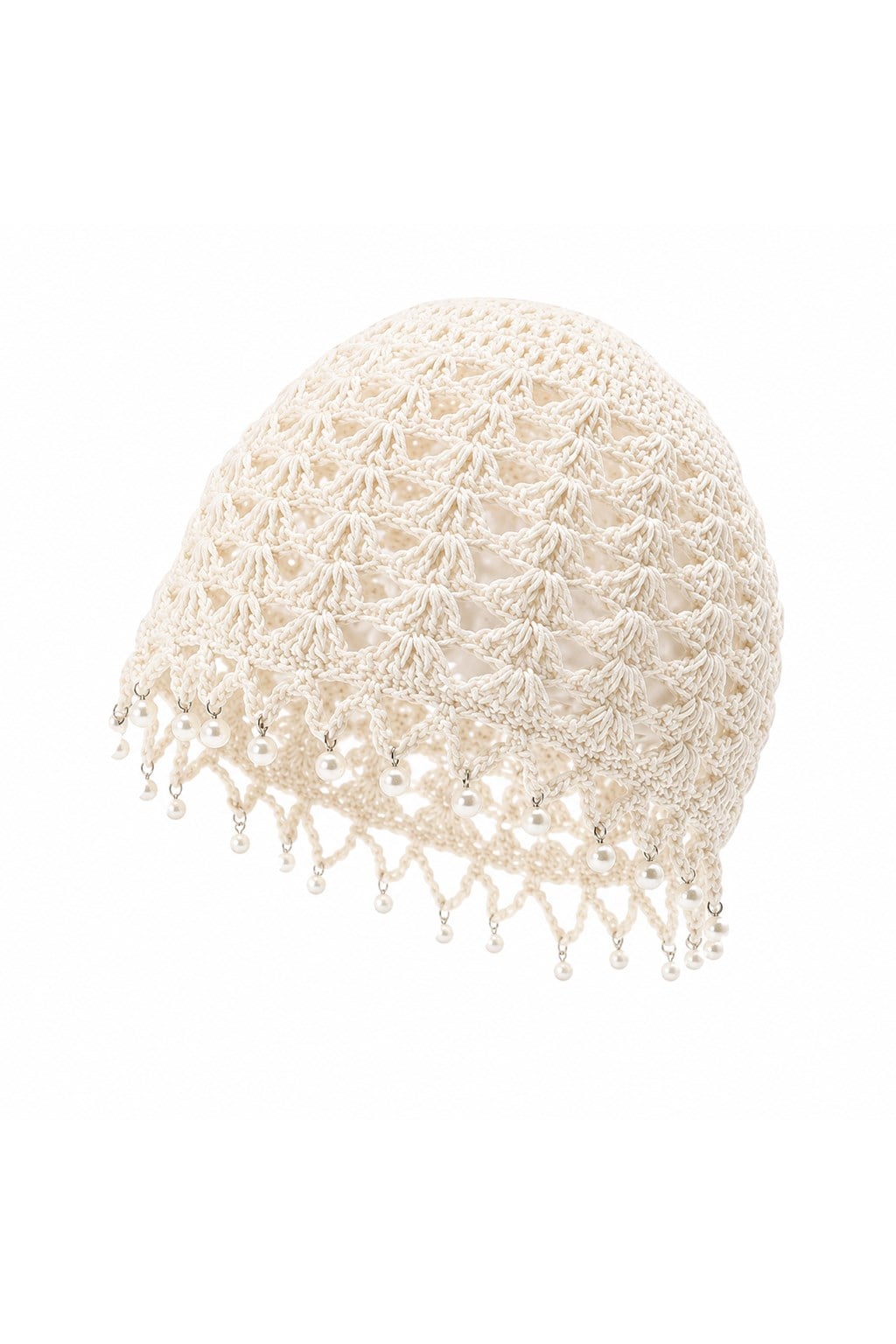 PEARL CROCHET ÖRGÜ BONE ŞAPKA 