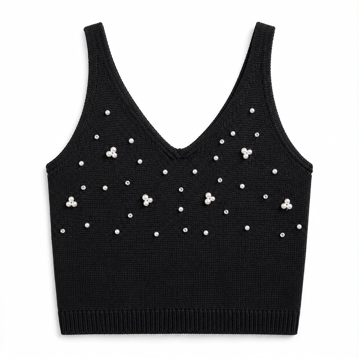 PEARL MERCERIZED KNIT TOP
