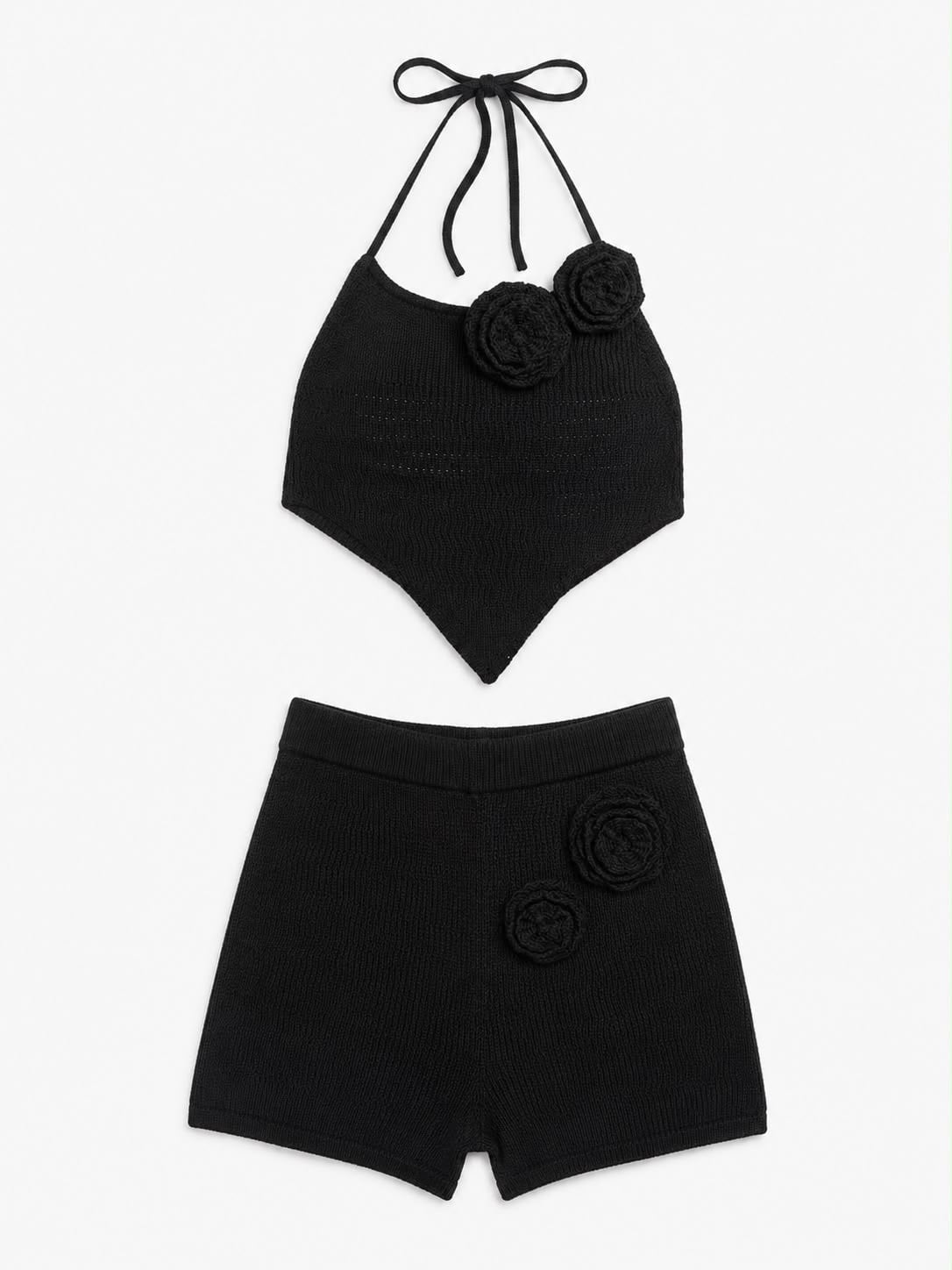ROSE KNIT BEACH SET