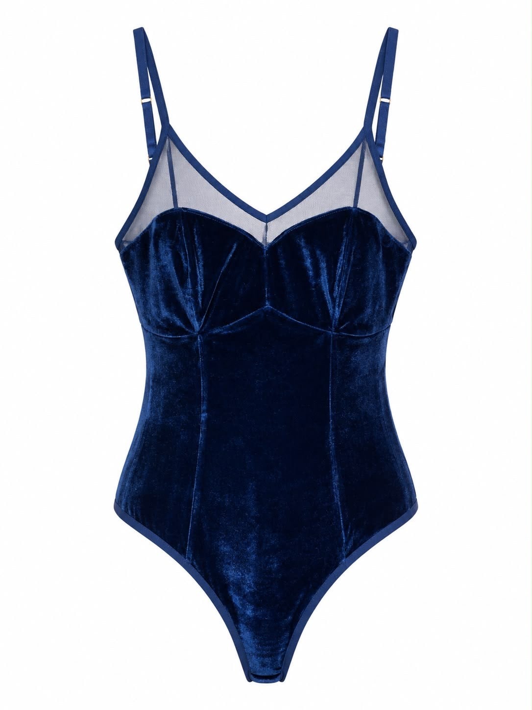 SAPPHIRE VELVET BODYSUIT