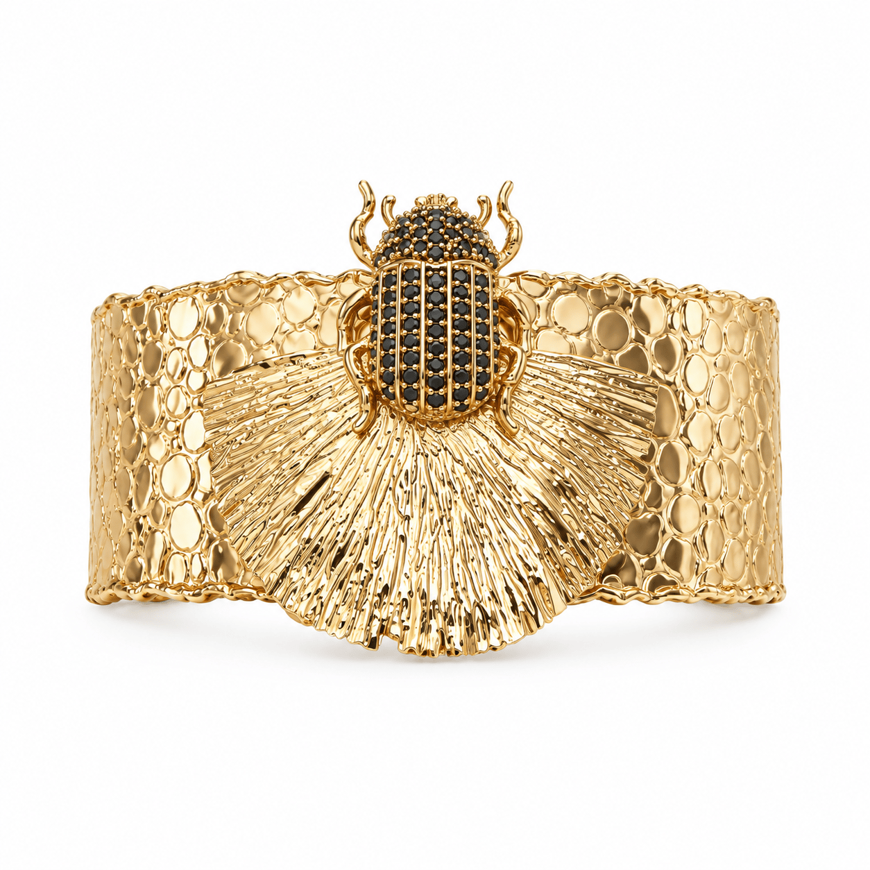 SCARAB CUFF — BÖCEK FİGÜRLÜ BİLEKLİK