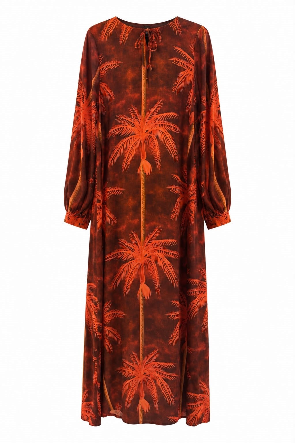 SIENNA PALM MAXI ELBİSE