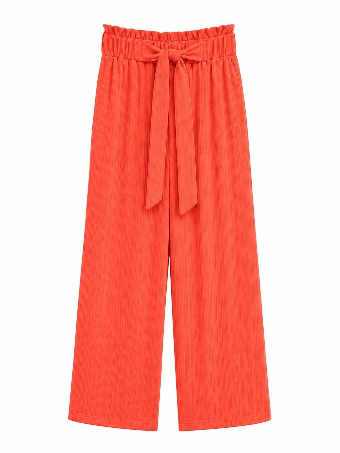 SOFT PLEATS BAĞLAMALI PANTOLON – NAR ÇİÇEĞİ