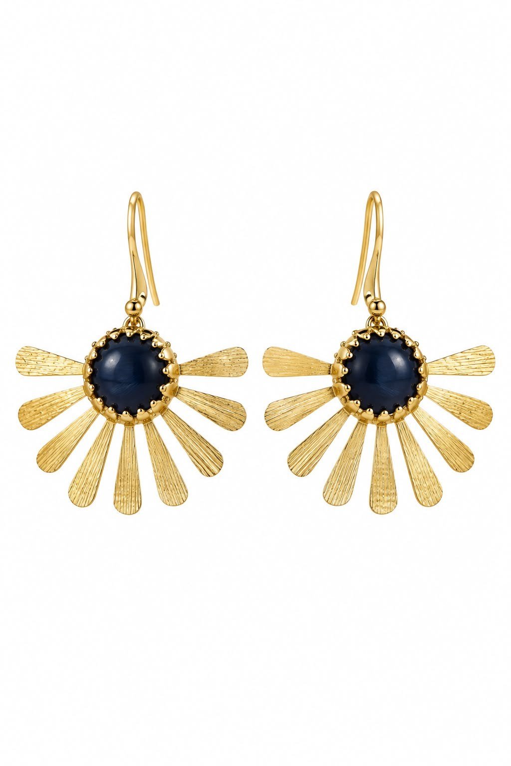 SOLEIL NAVY — LACİVERT TAŞLI KÜPE