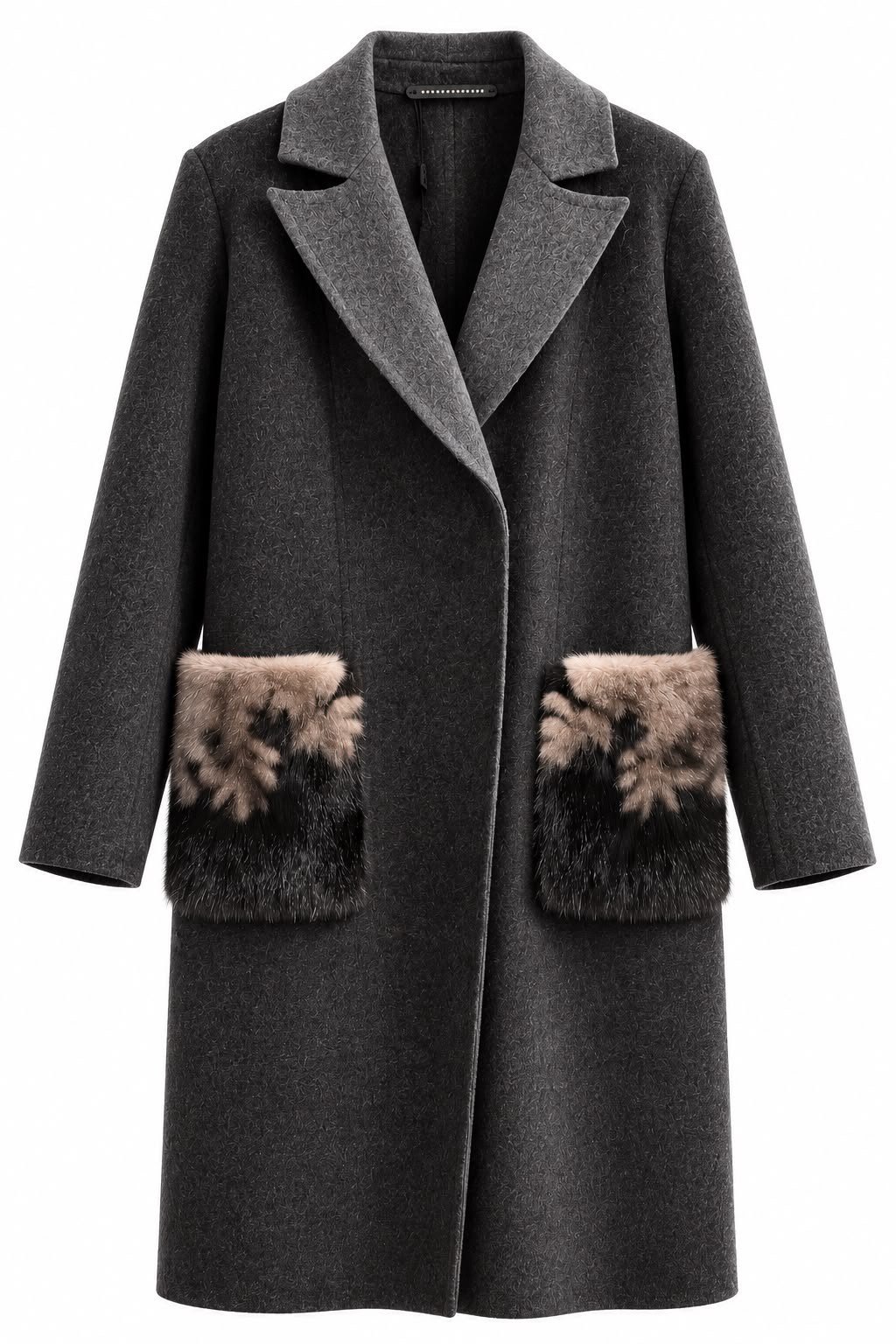 THE FUR ROOM | CHARCOAL MINK COAT