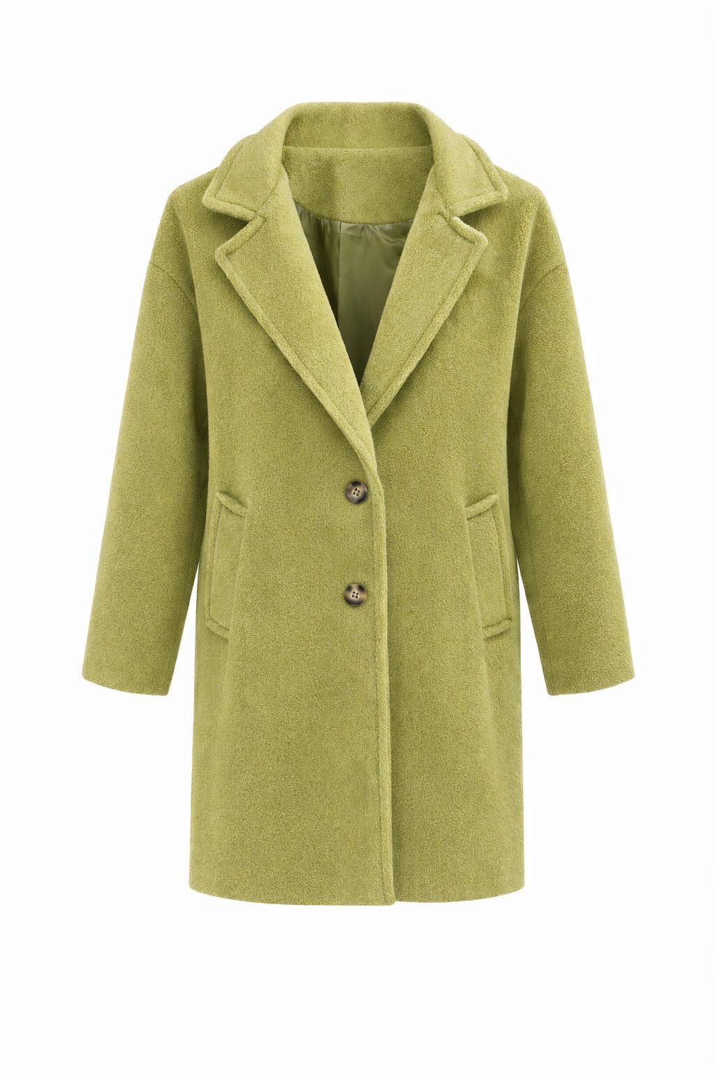 ZEYTİN YEŞİLİ YÜN DOKULU KABAN