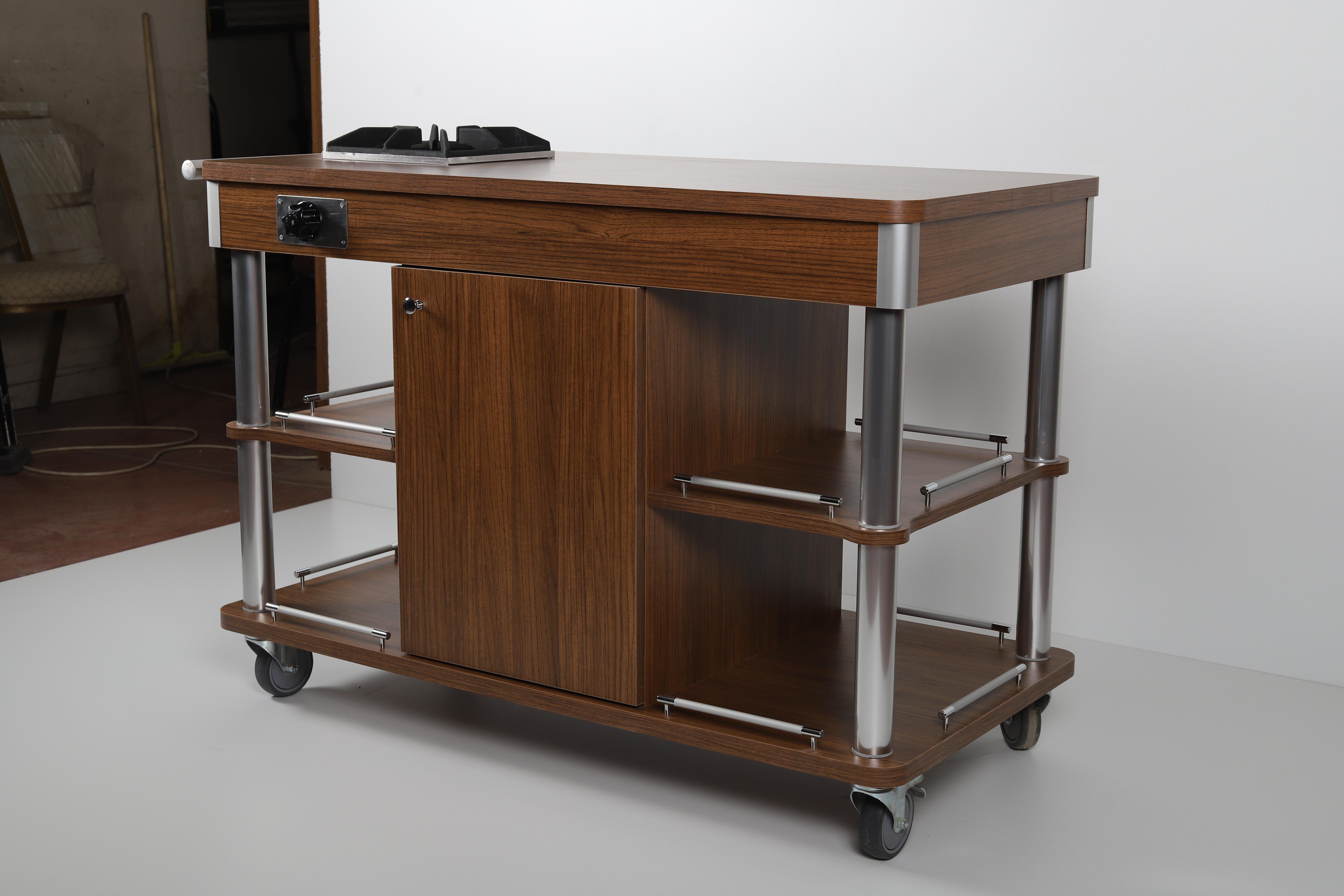 Ydg FA03 Flambe Servis Arabası, Tek Ocaklı