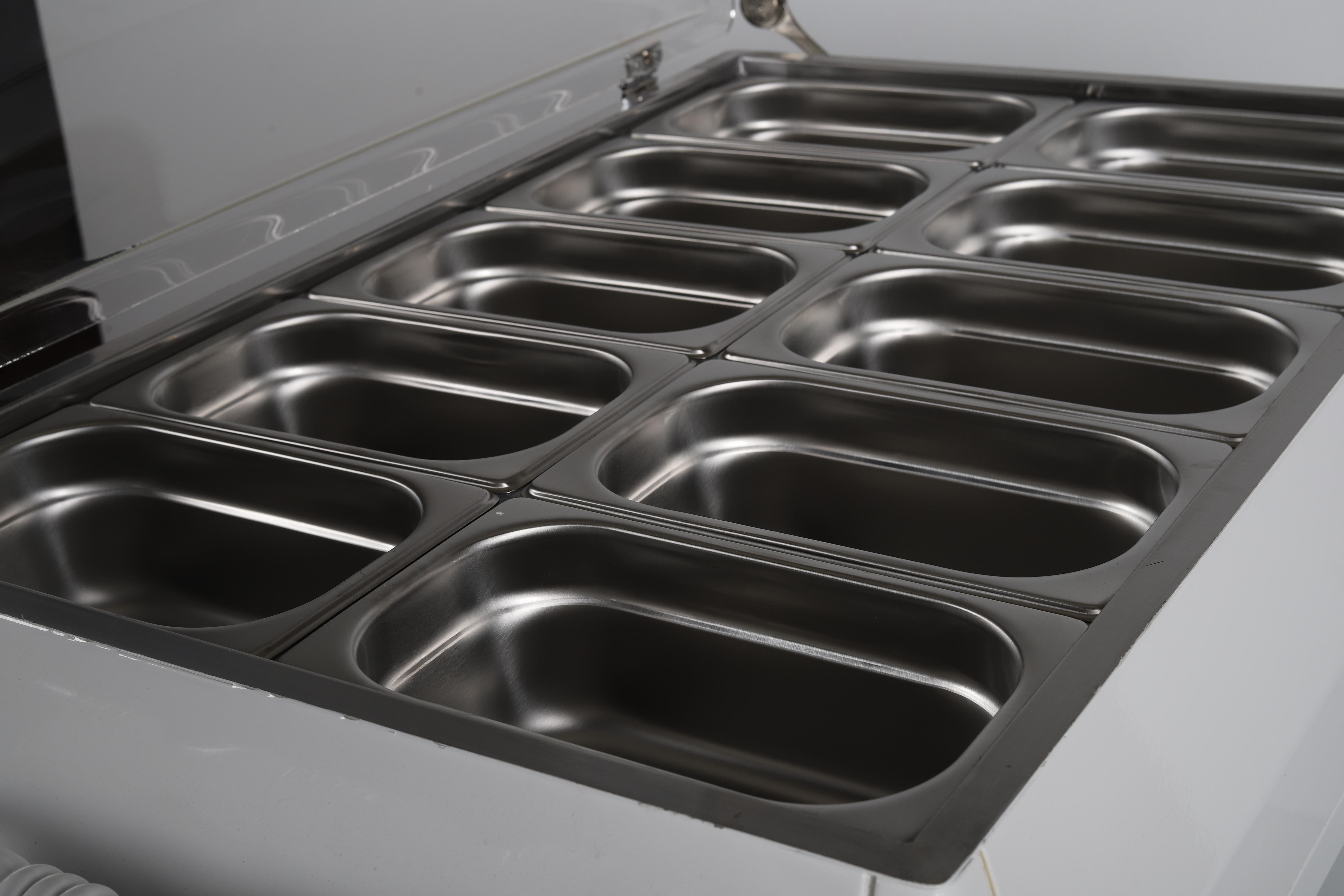 Ydg MZ08 Meze Servis Arabası, Ahşap, Soğutmalı, 109x63x110 cm