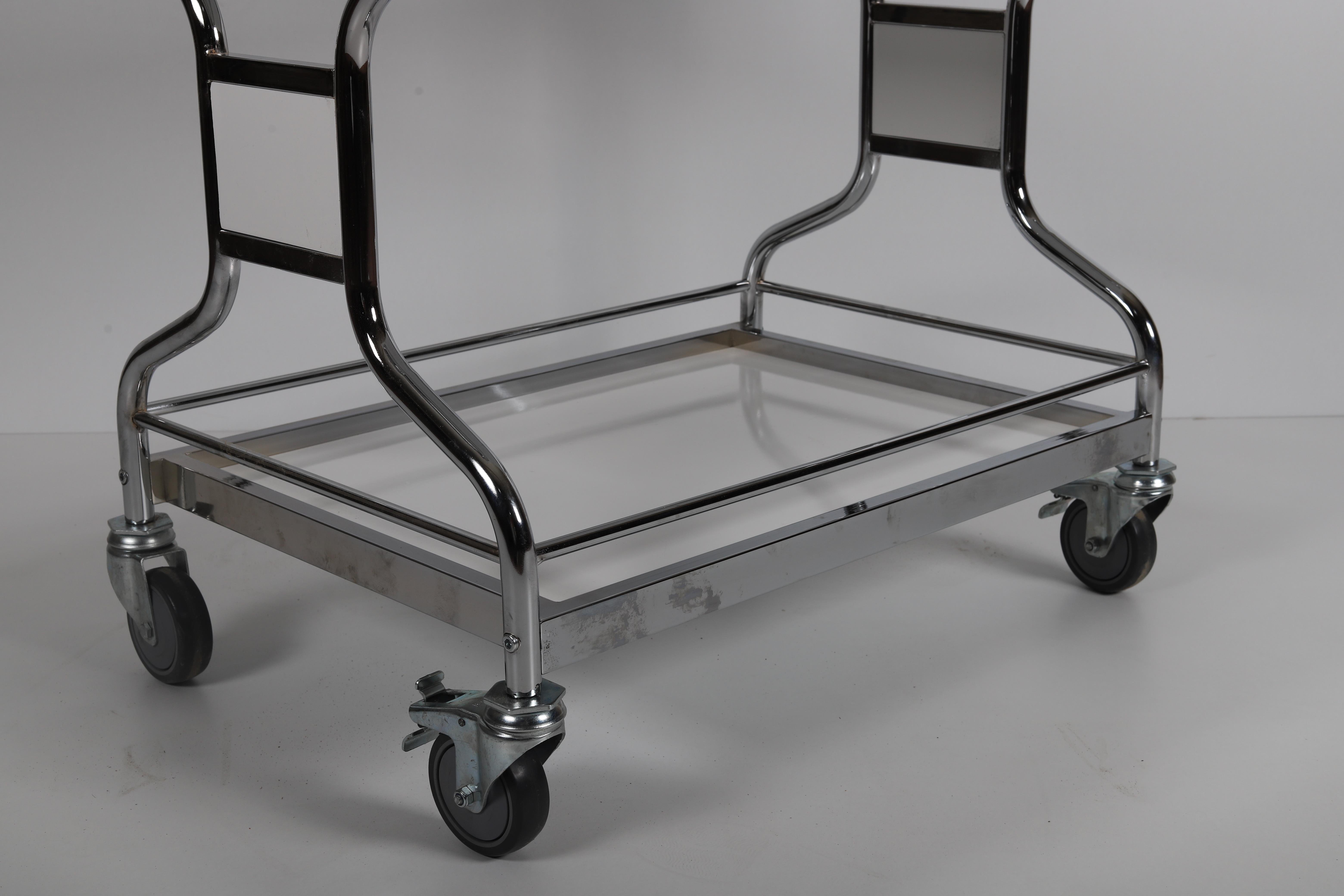 Ydg MZ08 Meze Servis Arabası, Ahşap, Soğutmalı, 109x63x110 cm