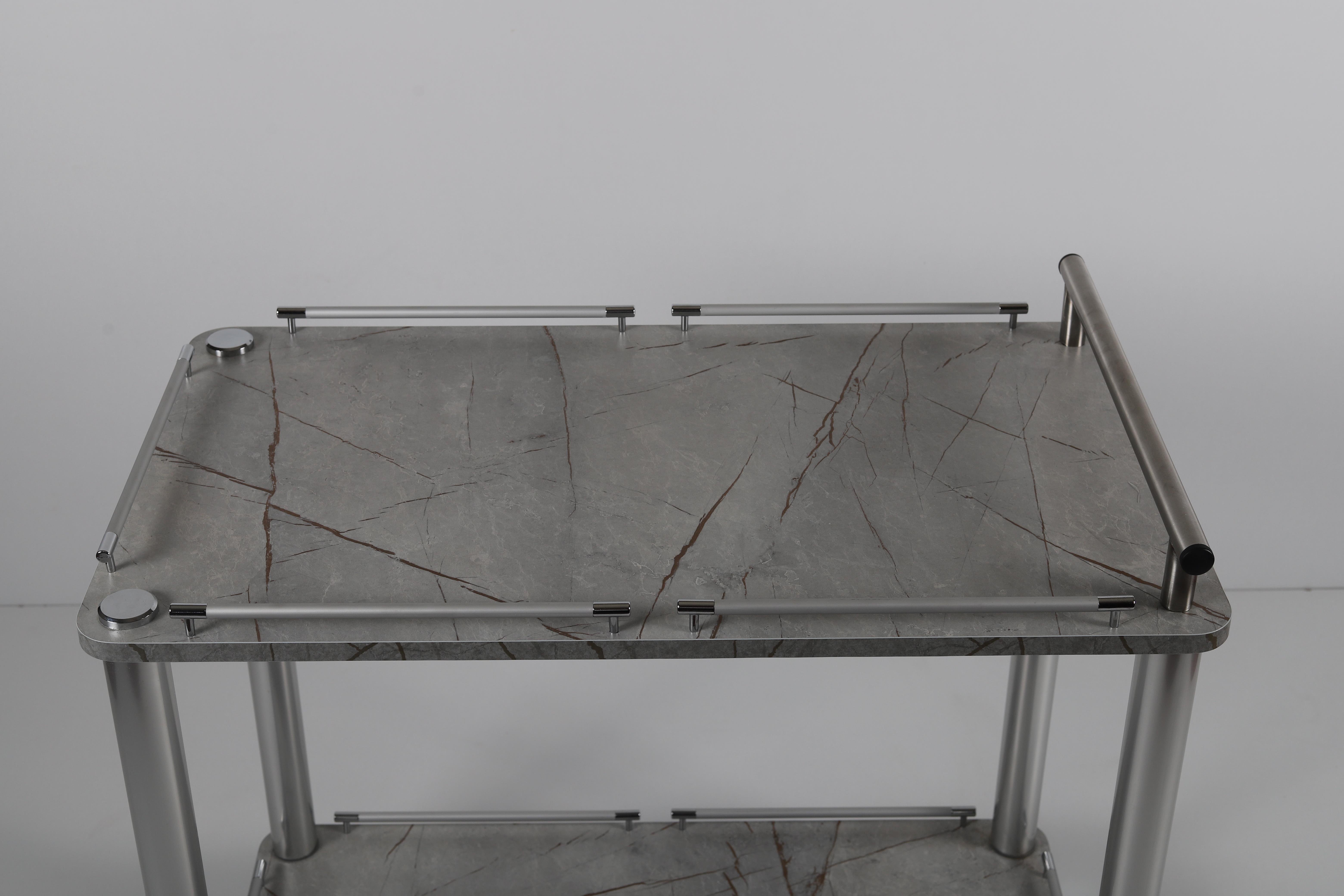 Ydg SA02 Servis Arabası, 2 Katlı, 88x53x75 cm