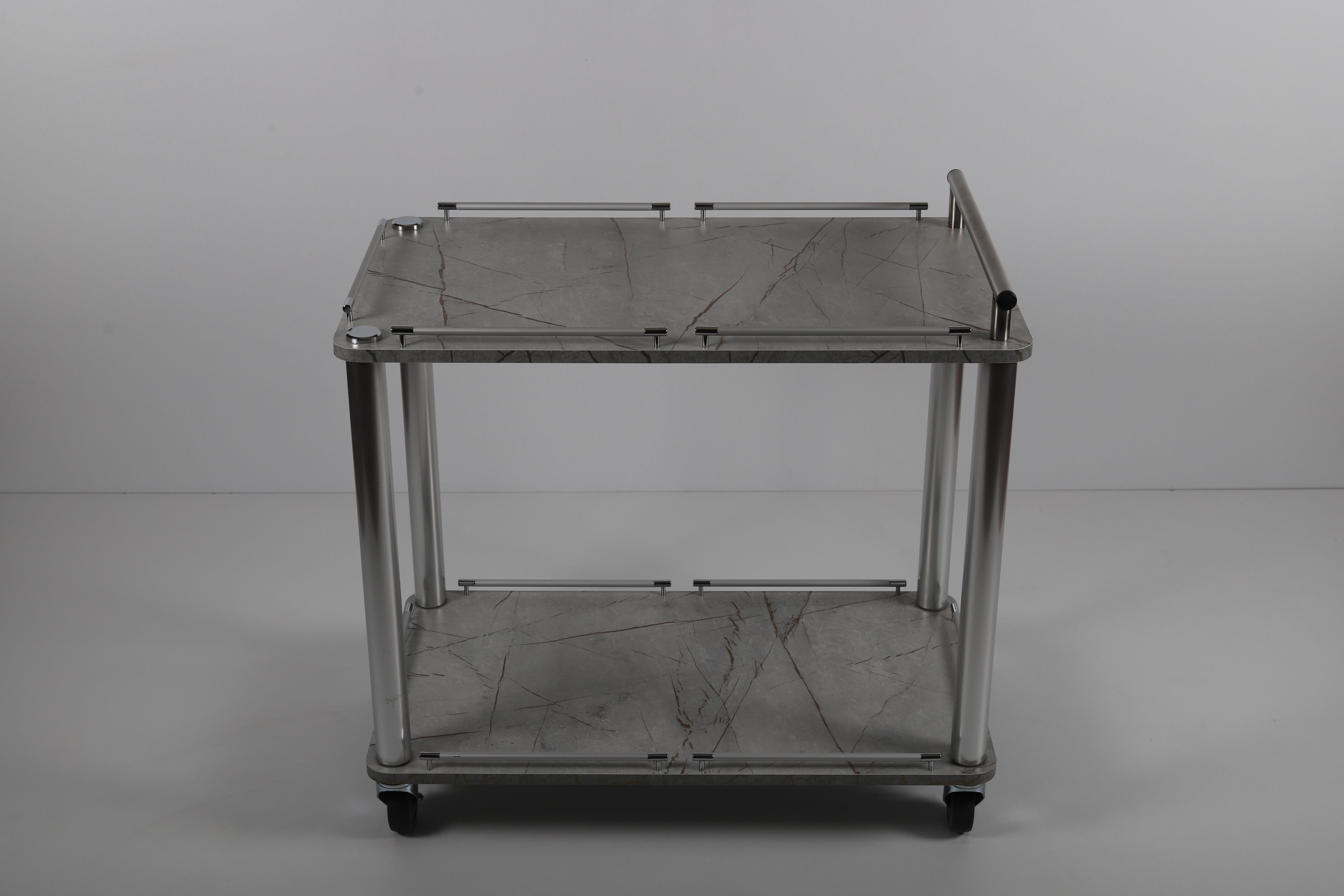 Ydg SA02 Servis Arabası, 2 Katlı, 88x53x75 cm