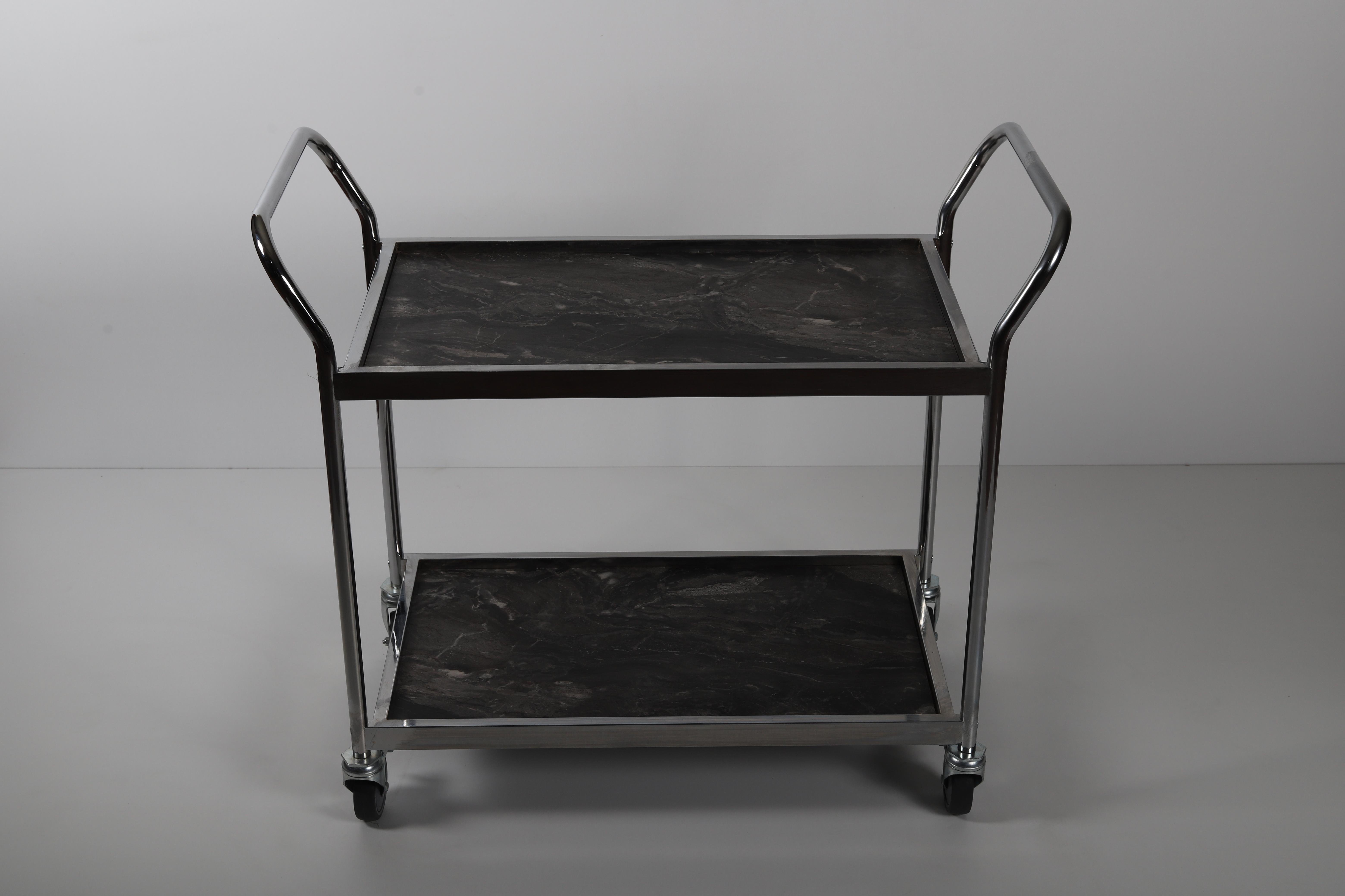 Ydg SA04 Ahşap Servis Arabası, 2 Katlı, 103x49x94 cm