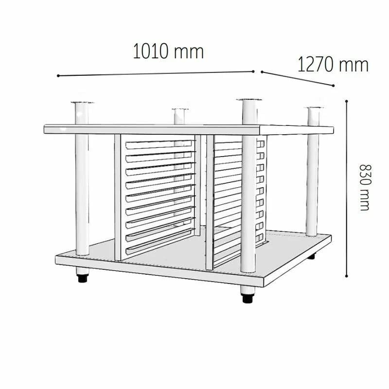 Venarro Venardi DEF-DA Döner Patisserie Fırın Alt Stand, 10-40x60