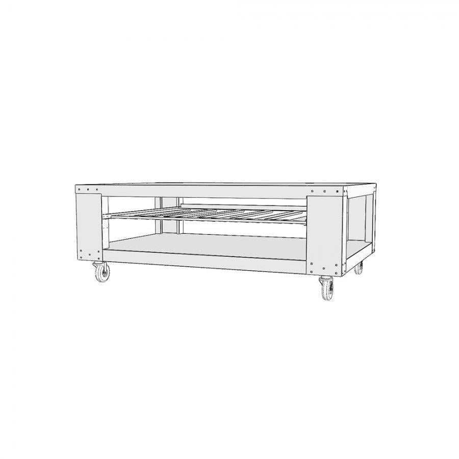 Venarro Dwalin DYTF - 117 A, Fırın Alt Standı, 900x1200x830