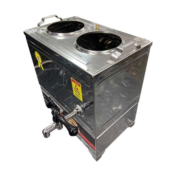 Sever Çelik Çay Kazanı, No 30, Elektrikli, Çift Demlikli