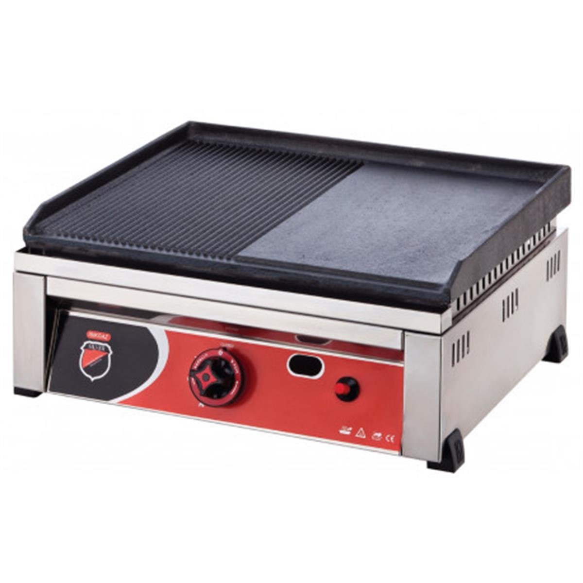 Işıkgaz Silverinox Doğal Gazlı Döküm Izgara 50 cm 2601-2