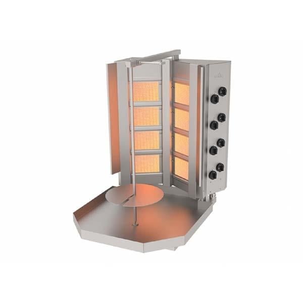 Atalay ADG-8S Döner Ocağı, 8 Radyanlı, V Tipi, Sabit, Gazlı