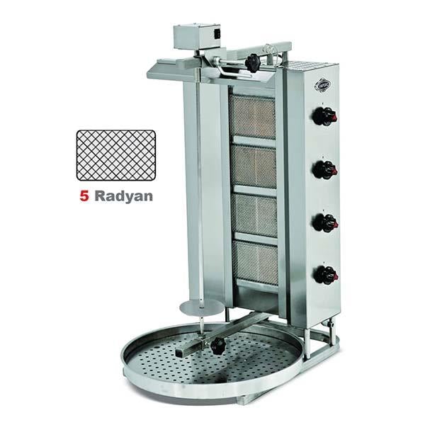 Empero EMP.DN.222 Döner Ocağı, Üstten Motorlu, Gazlı, 5 Radyanlı