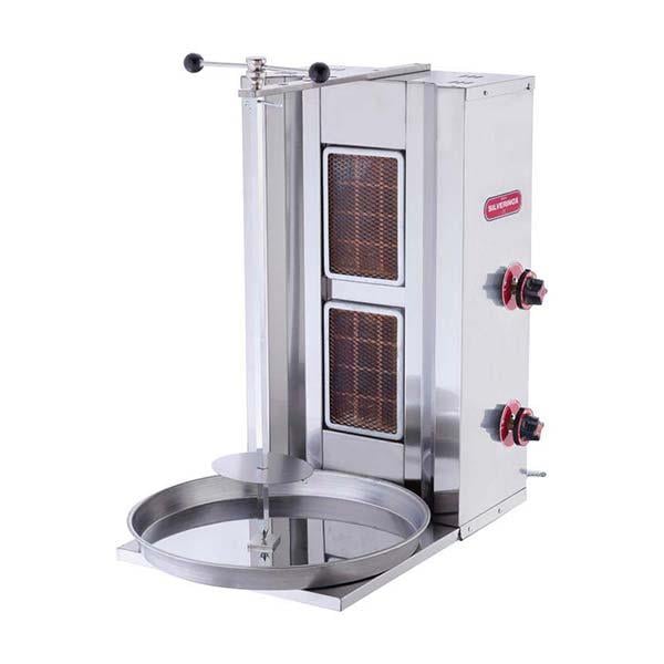 Işıkgaz Silverinox 2 Radyanlı Döner Ocağı Doğal Gazlı 2164