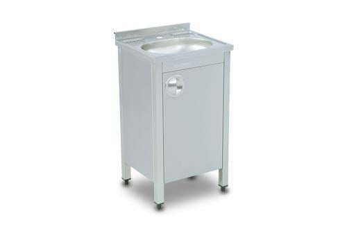 Dolaplı El Yıkama Eviyesi Paslanmaz Çelik 50x45x85 YDG.ED5045