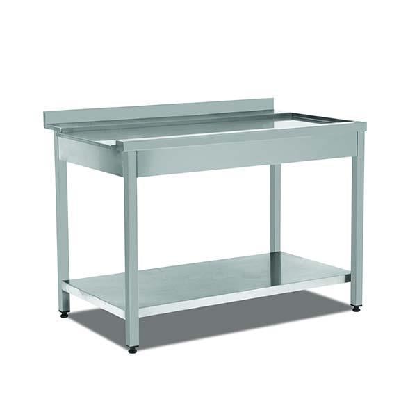 Empero EMP.BYC.7560-T-R Bulaşık Maki̇nesi̇ Çıkış Tezgahı, Taban Raflı, Sağ, 60x75x89 cm